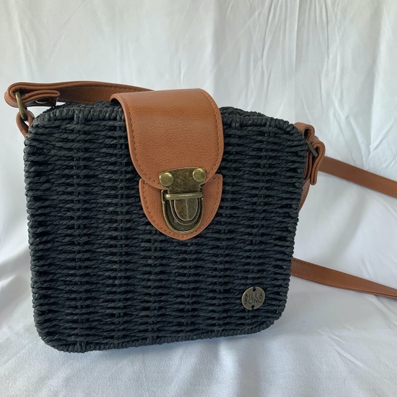 Billabong Handbags - Billabong Purse Jabgibgi "Gimme Some" Straw Purse in Black